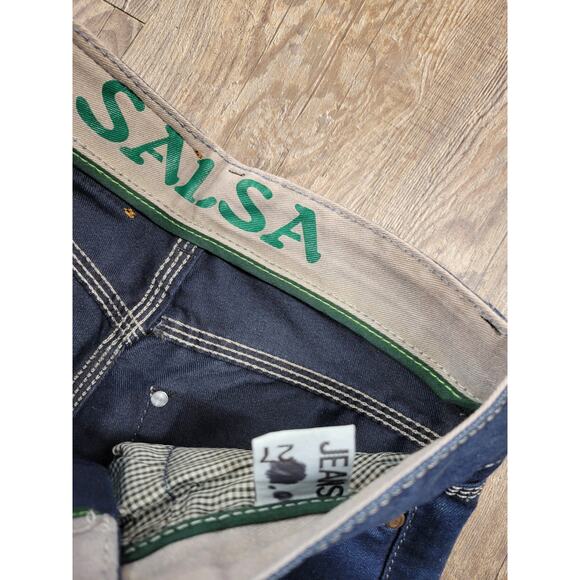 SALSA Jeans Secret Jeans Women's W26/L28 High Waist Bootcut Fit Dark Blue - Picture 3 of 7